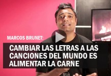 Marcos Brunet reprende a cantantes que cambian las letras de canciones mundanas